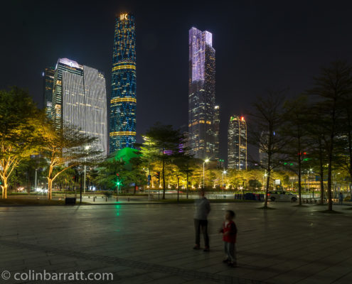 Guangzhou CBD at night 2