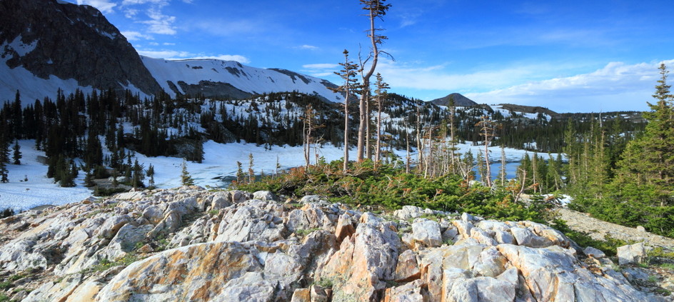 Rocky terrain of Wyoming